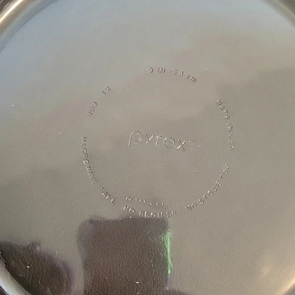 PYREX Pie Dish -  baking clear pie pan